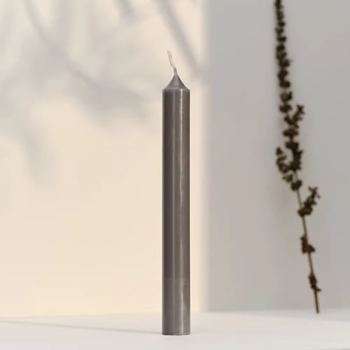 Bougies La Française 12 Bougies Droites 7h Gris Intemporel 4 Bougies La Française 12 Bougies Droites 7h Gris Intemporel – Image 2