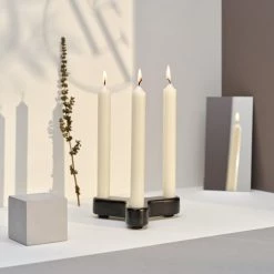 Bougies La Française 12 Bougies Droites 7h Ivoire Intemporel -Bougeoirs Soldes Magasin 12 bougies droites 7h ivoire intemporel 2