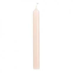 Bougies La Française 12 Bougies Droites 7h Rose Pastel
