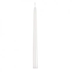 Bougies La Française 12 Bougies Flambeaux 8h Blanc Intemporel