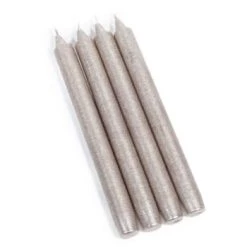 Maisons Du Monde Décorations Lumineuses De Noël 4 Bougies Longues Rouges - Lot De 2 -Bougeoirs Soldes Magasin 4 bougies longues beige dore champagne 1000 15 35 127668 1 1