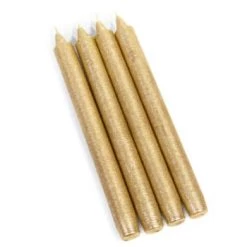 Maisons Du Monde Décorations Lumineuses De Noël 4 Bougies Longues Rouges - Lot De 2 -Bougeoirs Soldes Magasin 4 bougies longues dorees 1000 0 6 119357 2 1