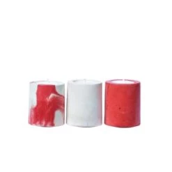 Junny Baby Bougies En Béton Gris -Bougeoirs Soldes Magasin baby bougies en beton rouge 8