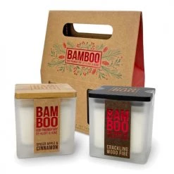 Heart And Home Boîte Cadeau De 2 Bougies éco Responsables