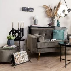 Present Time Bougeoirs Bougeoir 4 Bougies En Polyrésine Noir -Bougeoirs Soldes Magasin bougeoir 4 bougies en polyresine noir 5