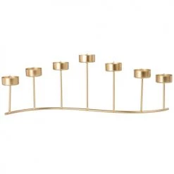 Bougeoirs Soldes Magasin -Bougeoirs Soldes Magasin bougeoir 7 photophores en metal dore 1000 16 30 195108 2