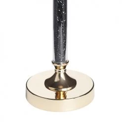 Beliani Bougeoirs Bougeoir à Pied Doré Et Noir 48 Cm -Bougeoirs Soldes Magasin bougeoir a pied dore et noir 48 cm 3