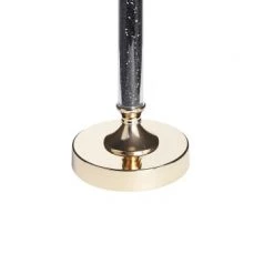 Beliani Bougeoirs Bougeoir à Pied Doré Et Noir 48 Cm -Bougeoirs Soldes Magasin bougeoir a pied dore et noir 48 cm 4