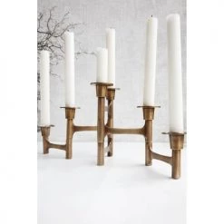House Doctor Bougeoirs Bougeoir Articulé Laiton 6 Bougies -Bougeoirs Soldes Magasin bougeoir articule laiton 6 bougies 4