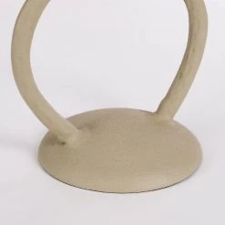 Mica Decorations Bougeoirs Bougeoir En Aluminium Beige H26 -Bougeoirs Soldes Magasin bougeoir en aluminium beige h26 4