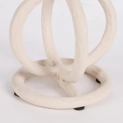 Mica Decorations Bougeoirs Bougeoir En Aluminium Blanc Cassé H16.5 -Bougeoirs Soldes Magasin bougeoir en aluminium blanc casse h16 5 3