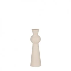 Mica Decorations Bougeoirs Bougeoir En Aluminium Blanc Cassé H21