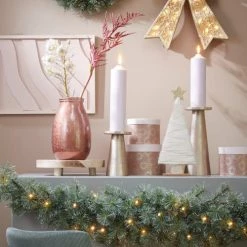 House Of Seasons Bougeoirs Bougeoir En Aluminium Champagne H19.5 -Bougeoirs Soldes Magasin bougeoir en aluminium champagne h19 5 3