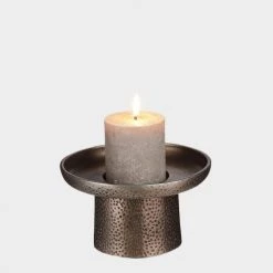 Mica Decorations Bougeoirs Bougeoir En Aluminium Cuivre Antique H10 -Bougeoirs Soldes Magasin bougeoir en aluminium cuivre antique h10 4
