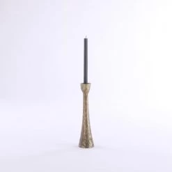 Mica Decorations Bougeoirs Bougeoir En Aluminium Doré H32 -Bougeoirs Soldes Magasin bougeoir en aluminium dore h32 2