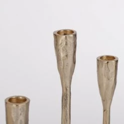 House Of Seasons Bougeoirs Bougeoir En Aluminium Doré H40,5 -Bougeoirs Soldes Magasin bougeoir en aluminium dore h40 5 3