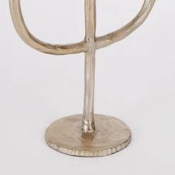 House Of Seasons Bougeoirs Bougeoir En Aluminium Doré H40,5 -Bougeoirs Soldes Magasin bougeoir en aluminium dore h40 5 4