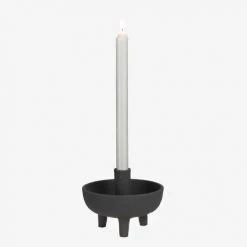 Mica Decorations Bougeoirs Bougeoir En Aluminium Noir H11,5 -Bougeoirs Soldes Magasin bougeoir en aluminium noir h11 5 3