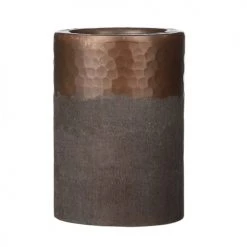 Mica Decorations Bougeoirs Bougeoir En Aluminium Noir H16