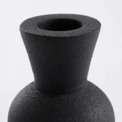 Mica Decorations Bougeoirs Bougeoir En Aluminium Noir H20 -Bougeoirs Soldes Magasin bougeoir en aluminium noir h20 3