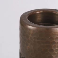 Mica Decorations Bougeoirs Bougeoir En Aluminium Noir H20,5 -Bougeoirs Soldes Magasin bougeoir en aluminium noir h20 5 2