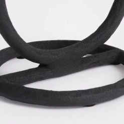 Mica Decorations Bougeoirs Bougeoir En Aluminium Noir H23,5 -Bougeoirs Soldes Magasin bougeoir en aluminium noir h23 5 2