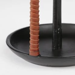 Mica Decorations Bougeoirs Bougeoir En Aluminium Noir H36,5 -Bougeoirs Soldes Magasin bougeoir en aluminium noir h36 5 3