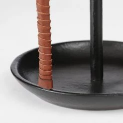 Mica Decorations Bougeoirs Bougeoir En Aluminium Noir H48,5 -Bougeoirs Soldes Magasin bougeoir en aluminium noir h48 5 3