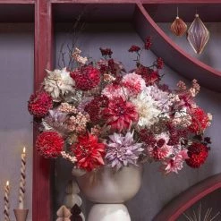 Mica Decorations Bougeoirs Bougeoir En Aluminium Rose H18.5 -Bougeoirs Soldes Magasin bougeoir en aluminium rose h18 5 1