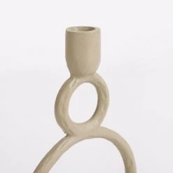 Mica Decorations Bougeoirs Bougeoir En Aluminium Taupe H23,5 -Bougeoirs Soldes Magasin bougeoir en aluminium taupe h23 5 2