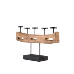 Beliani Bougeoirs Bougeoir En Bois -Bougeoirs Soldes Magasin bougeoir en bois 7