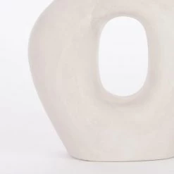 Mica Decorations Bougeoirs Bougeoir En Céramique Blanc H35 -Bougeoirs Soldes Magasin bougeoir en ceramique blanc h35 2