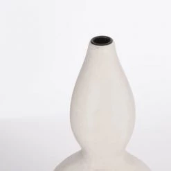 Mica Decorations Bougeoirs Bougeoir En Céramique Blanc H35 -Bougeoirs Soldes Magasin bougeoir en ceramique blanc h35 3