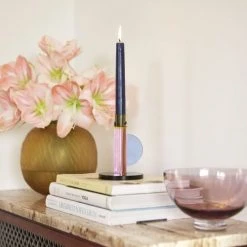 Hubsch Bougeoirs Bougeoir En Cristal Multicolore -Bougeoirs Soldes Magasin bougeoir en cristal multicolore 3