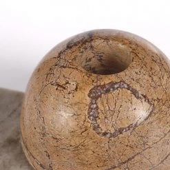 Mica Decorations Bougeoirs Bougeoir En Marbre Marron -Bougeoirs Soldes Magasin bougeoir en marbre marron 2