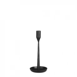 Mica Decorations Bougeoirs Bougeoir En Métal Noir Antique H23