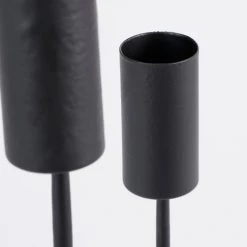 Mica Decorations Bougeoirs Bougeoir En Métal Noir D20 -Bougeoirs Soldes Magasin bougeoir en metal noir d20 2