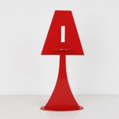 Fenel & Arno Bougeoirs Bougeoir En Métal Rouge -Bougeoirs Soldes Magasin bougeoir en metal rouge 3