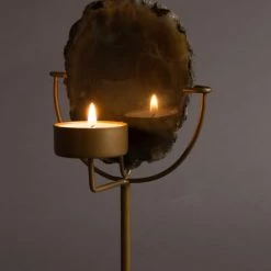 Dutchbone Bougeoirs Bougeoir En Pierre Vert -Bougeoirs Soldes Magasin bougeoir en pierre vert 4