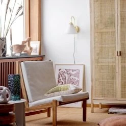 Bloomingville Bougeoirs Bougeoir En Polyrésine Blanc H24 -Bougeoirs Soldes Magasin bougeoir en polyresine blanc h24 2