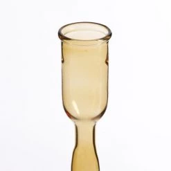 Mica Decorations Bougeoirs Bougeoir En Verre Jaune Clair H33 -Bougeoirs Soldes Magasin bougeoir en verre jaune clair h33 4