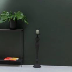 Passage Vernet Bougeoirs Bougeoir Haut XXL Métal Noir -Bougeoirs Soldes Magasin bougeoir haut xxl metal noir 2