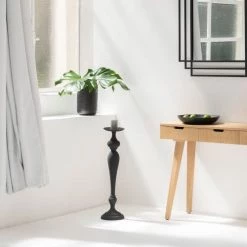 Passage Vernet Bougeoirs Bougeoir Haut XXL Métal Noir -Bougeoirs Soldes Magasin bougeoir haut xxl metal noir 4