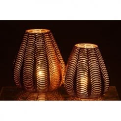 LANADECO Bougeoirs Bougeoir Métal Or H39cm -Bougeoirs Soldes Magasin bougeoir metal or h39cm 5