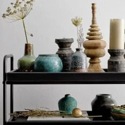 Bloomingville Bougeoirs En Bois Beige Lot De 6 -Bougeoirs Soldes Magasin bougeoirs en bois beige lot de 6 2