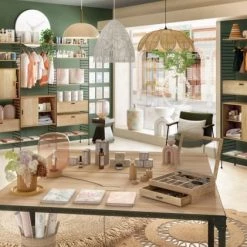 Maisons Du Monde Bougeoirs Vieux Rose Et Blanc (x2) -Bougeoirs Soldes Magasin bougeoirs vieux rose et blanc x2 1000 4 12 218624 7