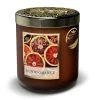 Heart And Home Bougies Bougie à La Cire De Soja Orange Sanguine 30h -Bougeoirs Soldes Magasin bougie a la cire de soja orange sanguine 30h