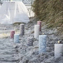 Lene Bjerre Bougies Bougie Agatha H12.5 Cm -Bougeoirs Soldes Magasin bougie agatha h12 5 cm 1