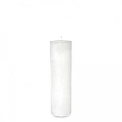 DEKOCANDLE Bougies Bougie Blanche D5,7x20cm