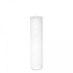 DEKOCANDLE Bougies Bougie Blanche D5,7x25cm